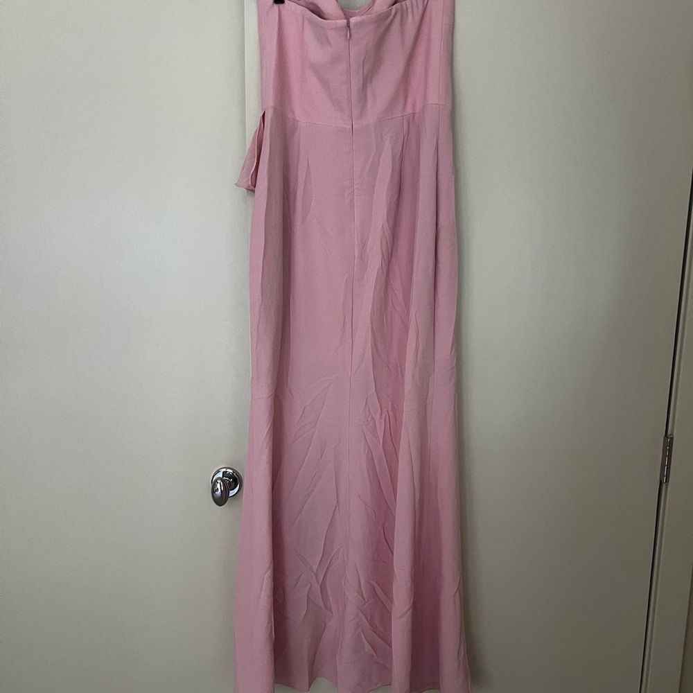 Dress the Population Pink Strapless Slit Gown - Picture 6 of 6